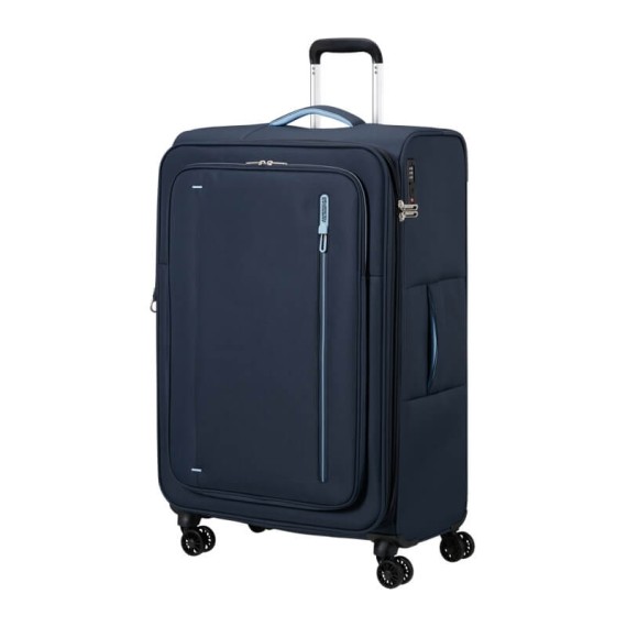 AT Mala de Viagem Grande 78cm 4R Exp. CloudRider Azul Marinho | Ref. 92.157367-9486