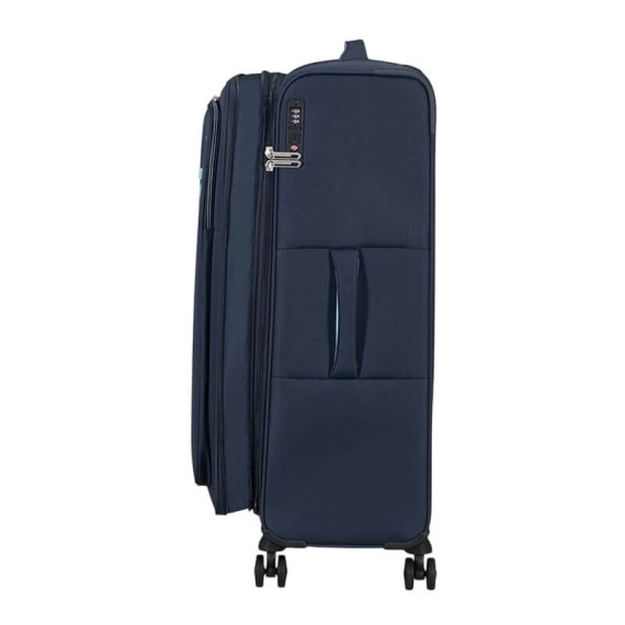 AT Mala de Viagem Grande 78cm 4R Exp. CloudRider Azul Marinho | Ref. 92.157367-9486