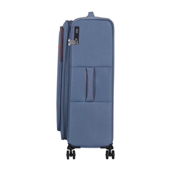 AT Mala de Viagem Grande 78cm 4R Exp. CloudRider Azul Pedra | Ref. 92.157367-E612