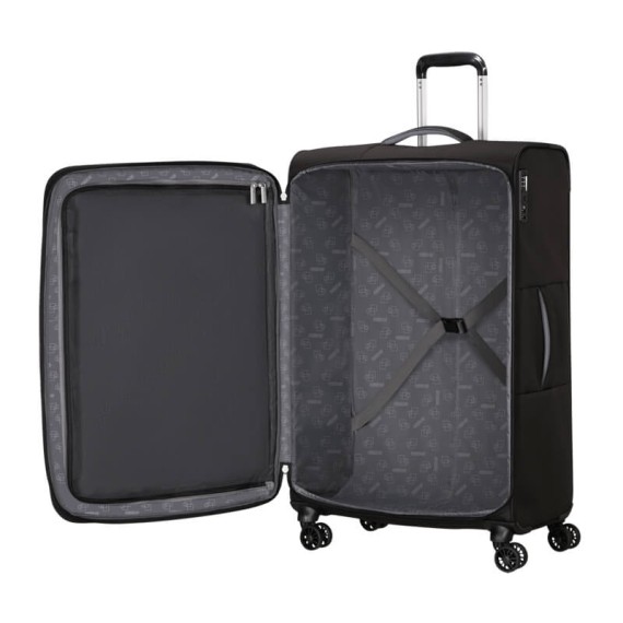 AT Mala de Viagem Grande 78cm 4R Exp. CloudRider Preto Jet | Ref. 92.157367-1465 AT Mala de Viagem Grande 78cm 4R Exp. CloudRider Preto Jet | Ref. 92.157367-1465