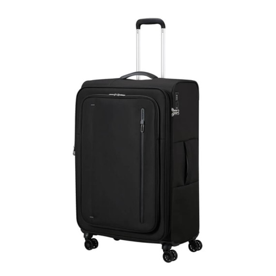 AT Mala de Viagem Grande 78cm 4R Exp. CloudRider Preto Jet | Ref. 92.157367-1465 AT Mala de Viagem Grande 78cm 4R Exp. CloudRider Preto Jet | Ref. 92.157367-1465