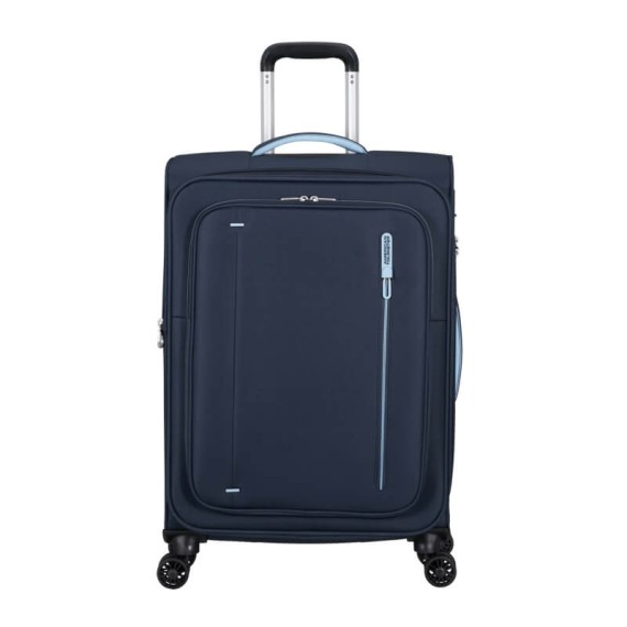 AT Mala de Viagem Média 67cm 4R Exp. CloudRider Azul Marinho | Ref. 92.157366-9486
