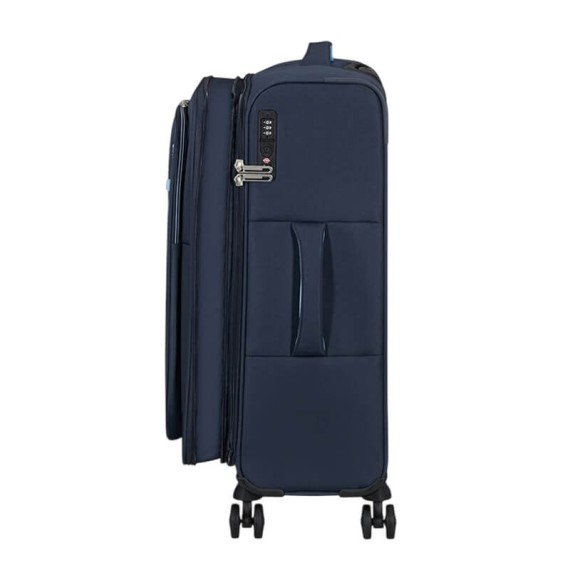 AT Mala de Viagem Média 67cm 4R Exp. CloudRider Azul Marinho | Ref. 92.157366-9486
