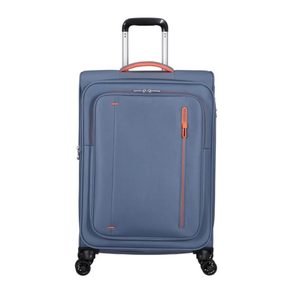 AT Mala de Viagem Média 67cm 4R Exp. CloudRider Azul Pedra | Ref. 92.157366-E612