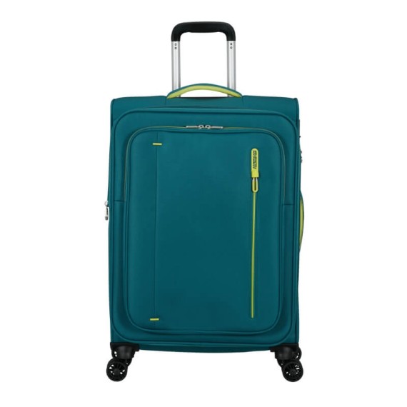 AT Mala de Viagem Média 67cm 4R Exp. CloudRider Verde Petróleo | Ref. 92.157366-D834 AT Mala de Viagem Média 67cm 4R Exp. CloudRider Verde Petróleo | Ref. 92.157366-D834