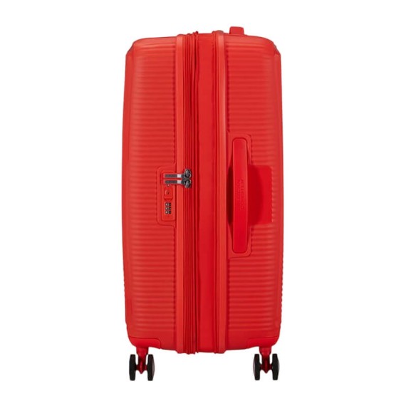 AT Mala de Viagem Média 67cm 4R Exp. SoundBox Laranja Néon | Ref. 92.88473-D963 AT Mala de Viagem Média 67cm 4R Exp. SoundBox Laranja Néon | Ref. 92.88473-D963