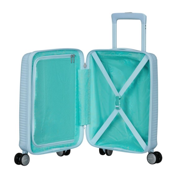 AT Mala de Viagem Pequena 47cm 4R Soundbox Mini Azul Pastel | Ref. 92.152934-8365