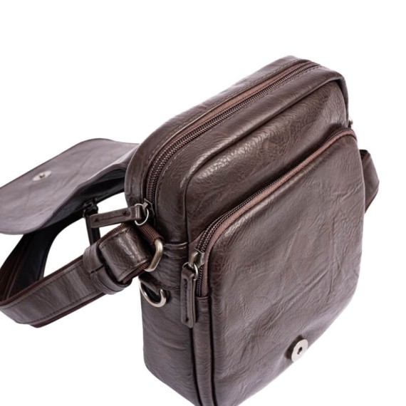 Bolsa de Tiracolo c/ Aba Homem MATTIES Classic Sport Castanha | Ref. 132.4027380