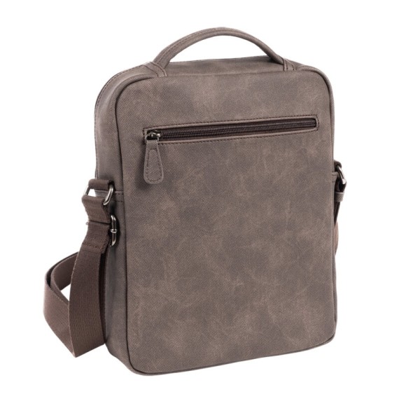 Bolsa de Tiracolo c/ Asa de Mão MATTIES Canvas Castanha | Ref. 132.4016480