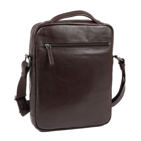 Bolsa de Tiracolo c/ Asa de Mão MATTIES Cow-Silky Castanha | Ref. 132.4025180