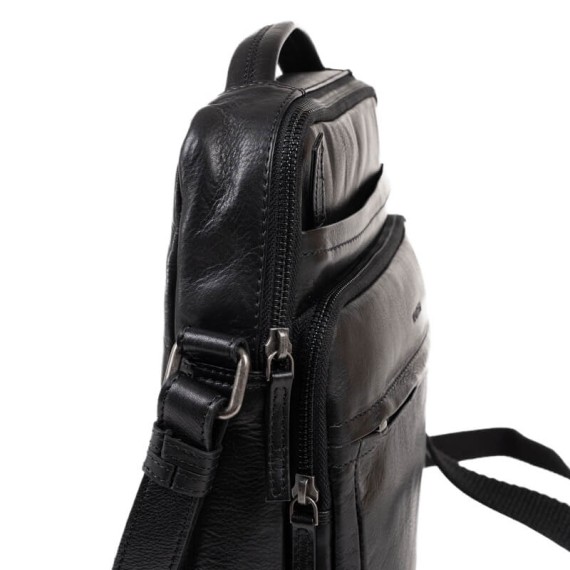 Bolsa de Tiracolo c/ Asa de Mão MATTIES Cow-Silky Preta | Ref. 132.4025120