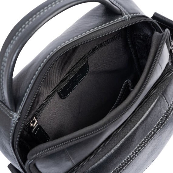 Bolsa de Tiracolo c/Asa de Mão MATTIES Pioneer Leather Preta | Ref. 132.4034220