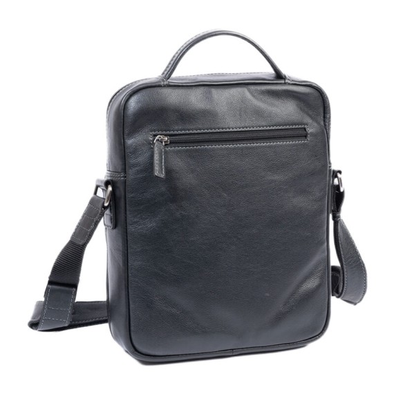 Bolsa de Tiracolo c/ Asa de Mão MATTIES Pioneer Leather Preta | Ref. 132.4034520