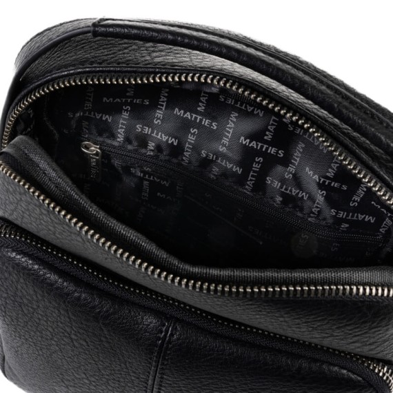Bolsa de Tiracolo c/ Asa de Mão MATTIES New Nappa Preta | Ref. 132.4020320