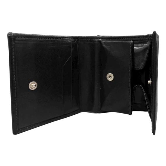 Carteira c/ Porta-Moedas 3CC F.ANTUNES 208 Preta | Ref. 183.208P