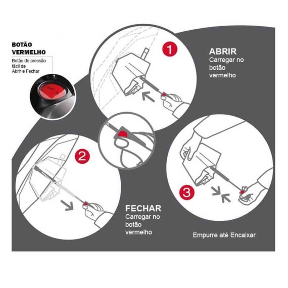 Guarda-Chuva KNIRPS U.200 Ultra Light Duomatic 2Spray Black | Ref. 300.9522008525