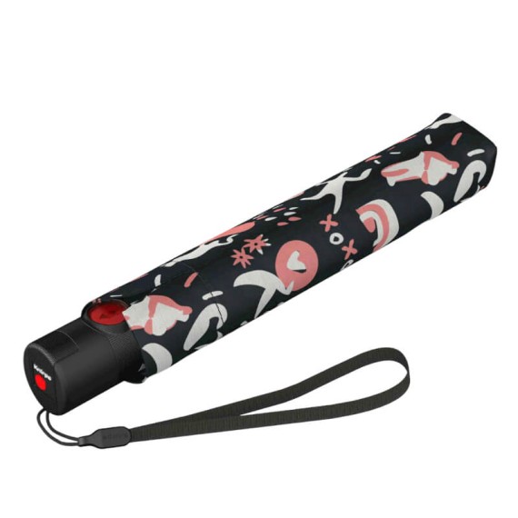 Guarda-Chuva KNIRPS U.200 Ultra Light Duomatic Embracing Black | Ref. 300.9522008673
