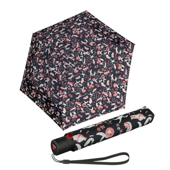 Guarda-Chuva KNIRPS U.200 Ultra Light Duomatic Embracing Black | Ref. 300.9522008673