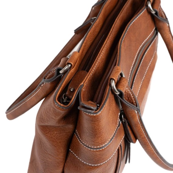 Mala de Ombro para Senhora MATTIES Classic Castanha | Ref. 132.2195780