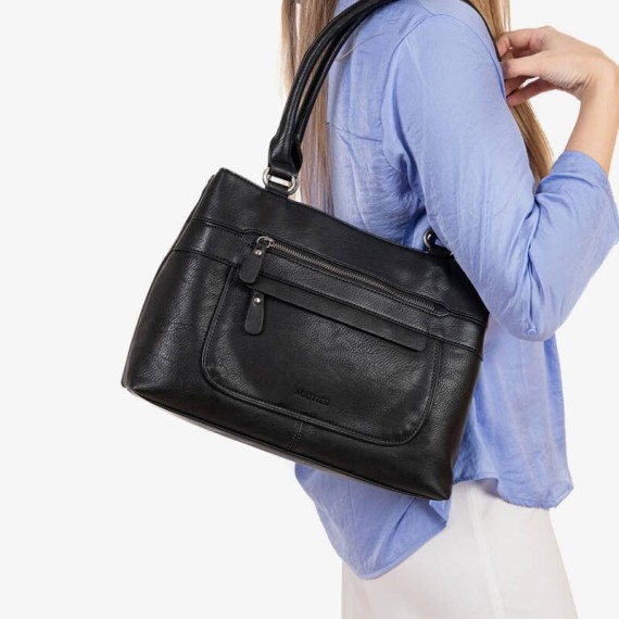 Mala de Ombro para Senhora MATTIES Classic Preta | Ref. 132.2195720