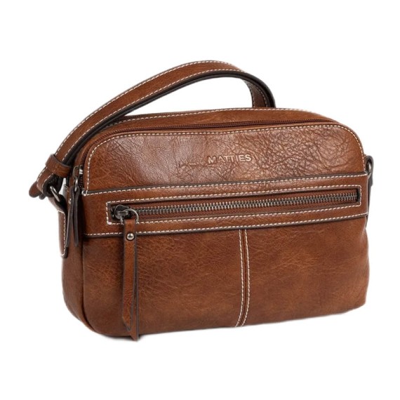 Mala Tiracolo de Senhora MATTIES Classic Castanha | Ref. 132.2197180