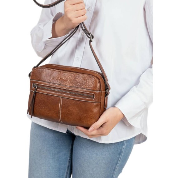 Mala Tiracolo de Senhora MATTIES Classic Castanha | Ref. 132.2197180