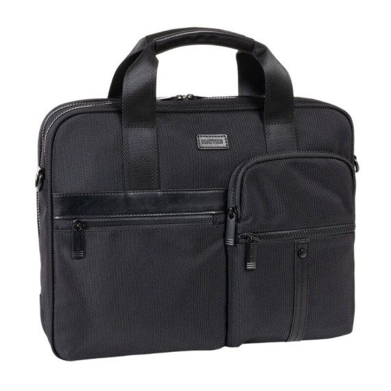 Pasta de Documentos MATTIES Fabric Preta | Ref. 132.4024420