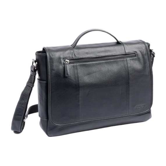 Pasta de Documentos MATTIES Pioneer Leather Preta | Ref. 132.4034420