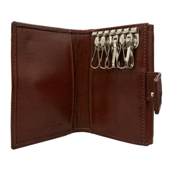 Porta-Chaves c/ Porta-Moedas F.ANTUNES 150 Castanho | Ref. 183.150C