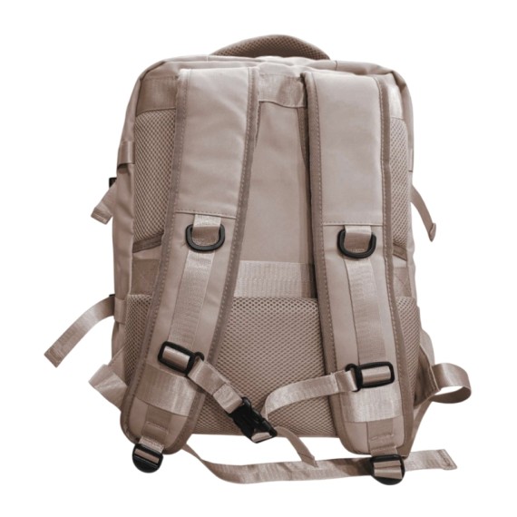 BENZI Mochila Ryanair/Vueling/Wizz 40x30x20cm Bege | Ref. 288.BZ5897B