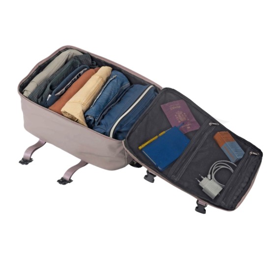 BENZI Mochila Ryanair/Vueling/Wizz 40x30x20cm Bege | Ref. 288.BZ5897B