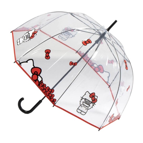 Guarda-Chuva Manual HELLO KITTY 60/8 Transparente | Ref. 299.2400000894