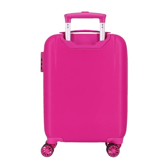 Mala de Cabine / Trolley 50cm 4R KUROMI Around the World Fúcsia | Ref. 186.4281313