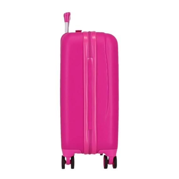 Mala de Cabine / Trolley 50cm 4R KUROMI Around the World Fúcsia | Ref. 186.4281313