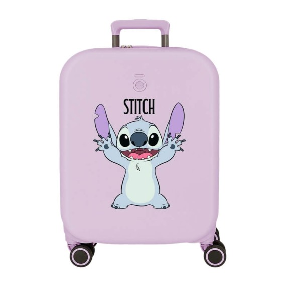 Mala de Cabine / Trolley 55cm 4R Enso STITCH Playful Lilás | Ref. 186.3199144