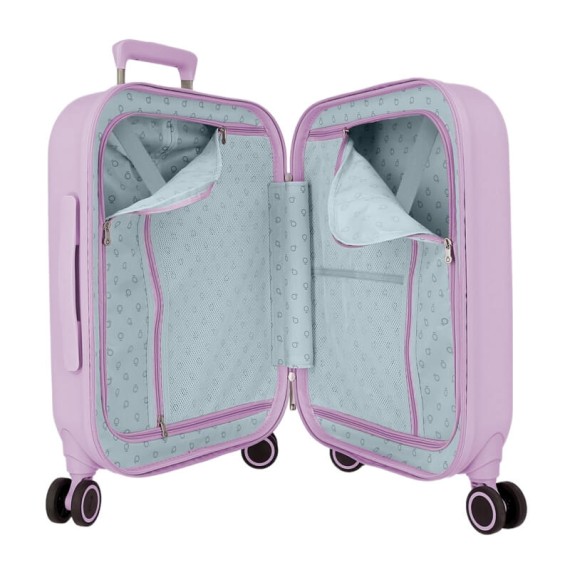 Mala de Cabine / Trolley 55cm 4R Enso STITCH Playful Lilás | Ref. 186.3199144