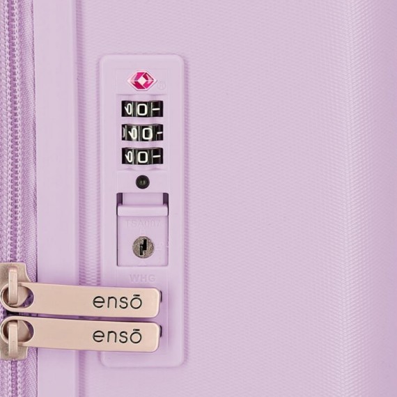 Mala de Cabine / Trolley 55cm 4R Enso STITCH Playful Lilás | Ref. 186.3199144