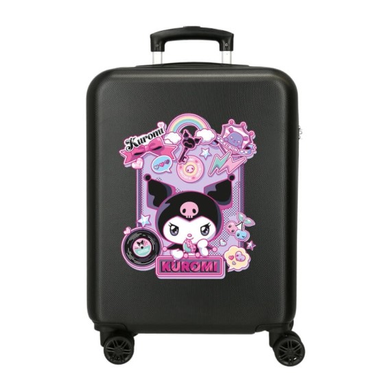 Mala de Cabine / Trolley 55cm 4R KUROMI Wonder Fest Preta | Ref. 186.4281111