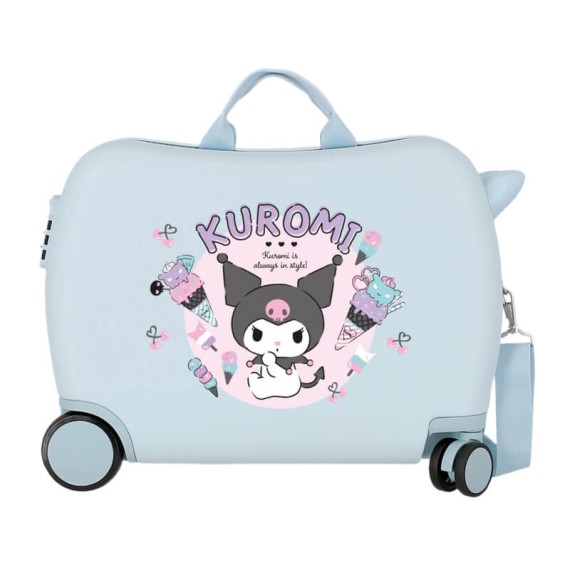 Mala Infantil ABS 50cm 4R KUROMI Always in the Style Azul Claro | Ref. 186.4289818