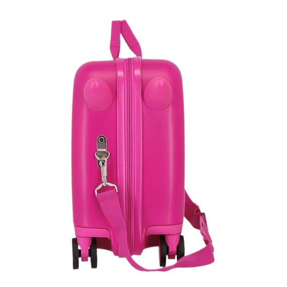 Mala Infantil ABS 50cm 4R KUROMI Around the World Fúcsia | Ref. 186.4289813