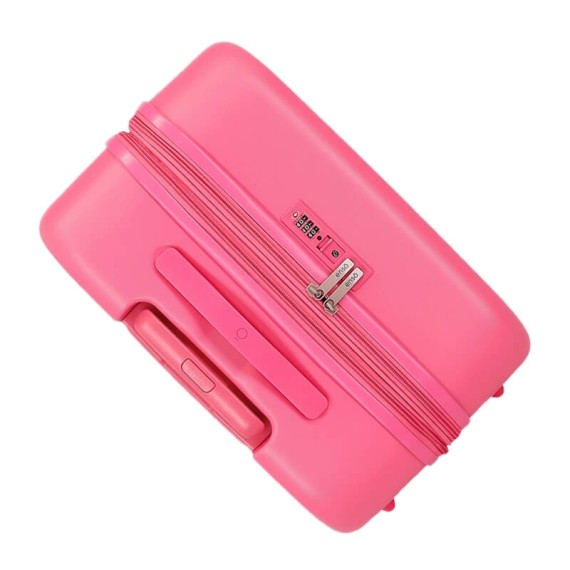 Mala de Viagem Média 70cm 4R Exp. Enso STITCH Playful Fúcsia | Ref. 186.3199245