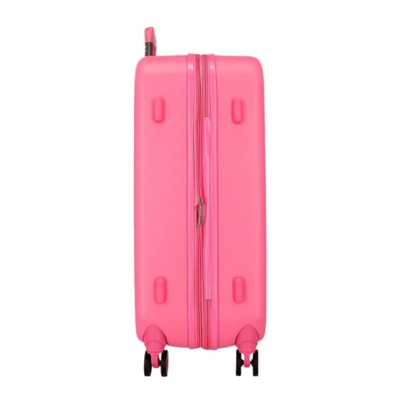 Mala de Viagem Média 70cm 4R Exp. Enso STITCH Playful Fúcsia | Ref. 186.3199245