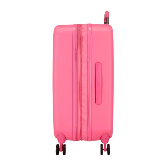 Mala de Viagem Média 70cm 4R Exp. Enso STITCH Playful Fúcsia | Ref. 186.3199245