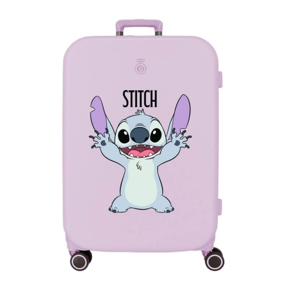 Mala de Viagem Média 70cm 4R Exp. Enso STITCH Playful Lilás | Ref. 186.3199244