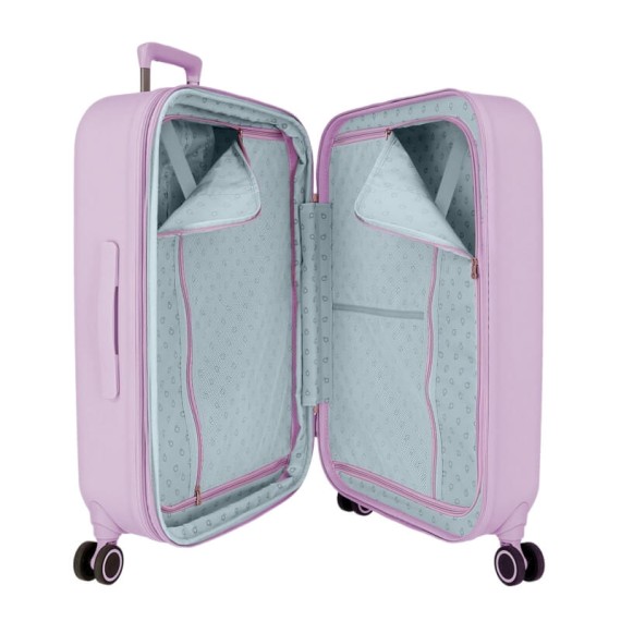 Mala de Viagem Média 70cm 4R Exp. Enso STITCH Playful Lilás | Ref. 186.3199244