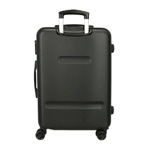 Mala de Viagem / Trolley Médio 65cm 4R KUROMI Wonder Fest Preta | Ref. 186.4281211