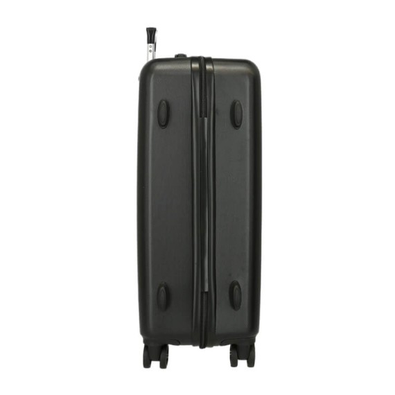 Mala de Viagem / Trolley Médio 65cm 4R KUROMI Wonder Fest Preta | Ref. 186.4281211