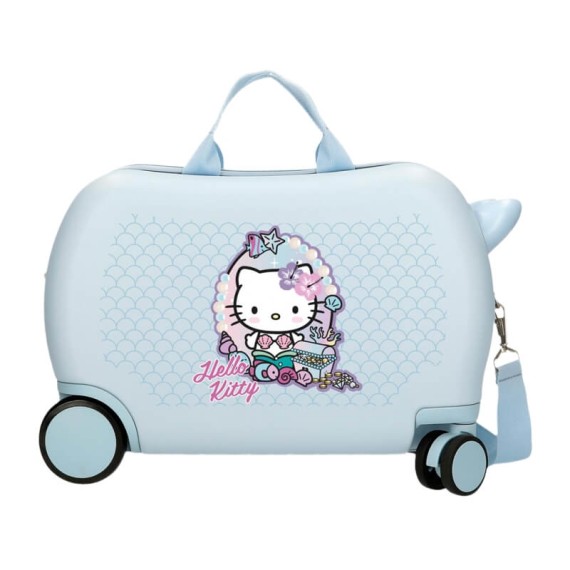 Mala Infantil 45cm 4R Easyjet HELLO KITTY Mermaid Azul Claro | Ref. 186.4181011