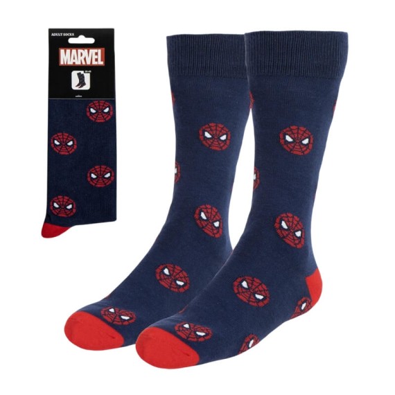 Meias Estampadas MARVEL- Nº 38/45 Azul Escuro | Ref. 299.2900002412