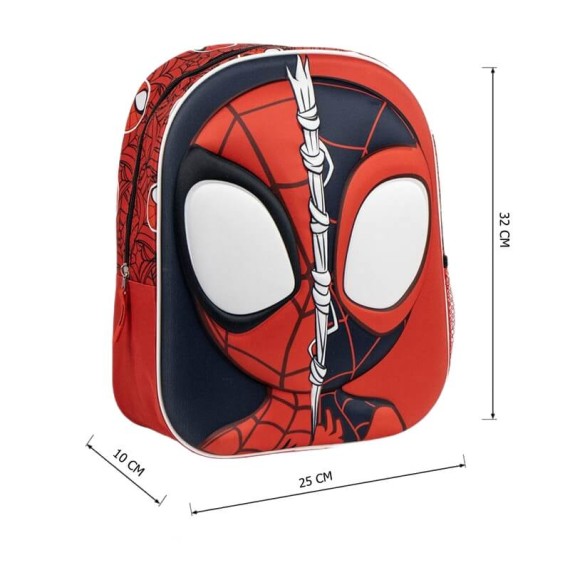 Mochila Infantil 32cm SPIDEY 3D Vermelha | Ref. 299.2100005866